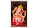 Vianmo Insegna In Legno 18X12 Cm Indien Skulptur Ganesha Gott Hindu