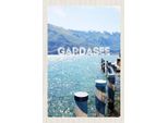 Vianmo Insegna In Legno 18X12 Cm Gardasee Italien See Gebirge Reise