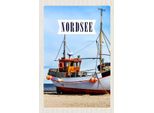 Vianmo Insegna In Legno 18X12 Cm Nordsee Strand Reise Schiff Meer