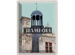 Vianmo Insegna Di Latta 40X30 Cm Retro ChâTeau De Chambord Schloss