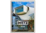 Vianmo Insegna Di Latta 40X30 Cm Retro Metz France Frankreich Tourismus
