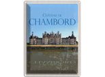 Vianmo Insegna Di Latta 40X30 Cm Chateau De Chambord Schloss Retro