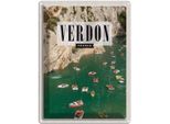 Vianmo Insegna Di Latta 40X30 Cm Verdon France Verdonschlucht Meer