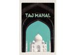 Vianmo Insegna In Legno 18X12 Cm Indien Asien Taj Mahal Kultur