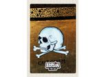 Vianmo Insegna In Legno 18X12 Cm Berlin Graffiti Totenkopf Street Art