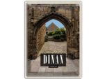 Vianmo Insegna Di Latta 40X30 Cm Dinan France Stadtmauer Schloss