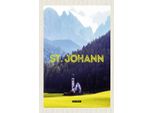 Vianmo Insegna In Legno 18X12 Cm St. Johann In Tirol ÖSterreich Kirche