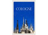 Vianmo Insegna In Legno 18X12 Cm KöLn Deutschland KöLner Dom Kirche