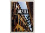Vianmo Insegna Di Latta 40X30 Cm Corsica France Retro Altstadt