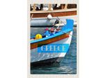 Vianmo Insegna In Legno 18X12 Cm Greece Griechenland Sommer Boot Meer