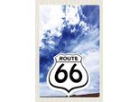 Vianmo Insegna In Legno 18X12 Cm Amerika Usa StraßE Route 66 Himmel