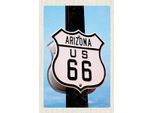 Vianmo Insegna In Legno 18X12 Cm Amerika Usa Arizona StraßE Route 66