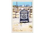 Vianmo Insegna In Legno 18X12 Cm Amerika Usa California 2011 Route 66