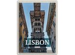 Vianmo Insegna Di Latta 40X30 Cm Lisbon Portugal Retro Tourismus