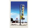 Vianmo Insegna In Legno 18X12 Cm Amerika Usa Route 66 Motel WüSte