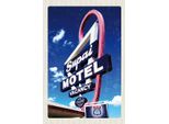 Vianmo Insegna In Legno 18X12 Cm Amerika Usa Route 66 Supai Motel