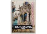 Vianmo Insegna Di Latta 40X30 Cm Barcelona Spain Architektur Tourismus