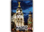 Vianmo Insegna Di Latta 40X30 Cm Madrid Spain Retro Nacht Poster