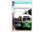 Vianmo Insegna In Legno 18X12 Cm San Francisco Menschen StraßEnbahn