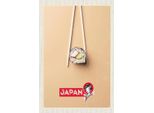 Vianmo Insegna In Legno 18X12 Cm Japan Asien Sushi Fisch Gurke StäBchen
