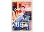 Vianmo Insegna In Legno 18X12 Cm Amerika Usa Diner Restaurant