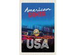Vianmo Insegna In Legno 18X12 Cm Usa Brooklyn Restaurant Diner Essen