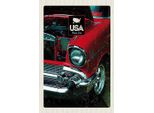 Vianmo Insegna In Legno 18X12 Cm Amerika Oldtimer 90Er Rot