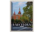 Vianmo Insegna Di Latta 40X30 Cm Barcelona Spanien Natur Innenstadt