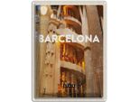 Vianmo Insegna Di Latta 40X30 Cm Barcelona Spanien Mittelalter Bild