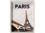 Vianmo Insegna Di Latta 40X30 Cm Paris Frankreich Eiffelturm Tourismus