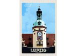 Vianmo Insegna In Legno 18X12 Cm Leipzig Kirche Stadttour