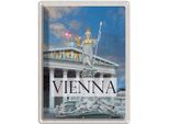 Vianmo Insegna Di Latta 40X30 Cm Wien ÖSterreich Pallas Athene Reise