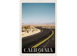 Vianmo Insegna In Legno 18X12 Cm California Amerika Strand StraßE WüSte
