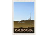 Vianmo Insegna In Legno 18X12 Cm California Amerika Hollywood Star