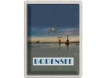 Vianmo Insegna Di Latta 40X30 Cm Bodensee Deutschland Strand See MöWe