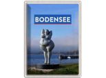 Vianmo Insegna Di Latta 40X30 Cm Bodensee Deutschland Skulptur Ufer