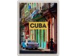 Vianmo Insegna Di Latta 40X30 Cm Cuba Karibik Oldtimer Haus Gasse