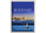 Vianmo Insegna Di Latta 40X30 Cm Bodensee Deutschland Bot See