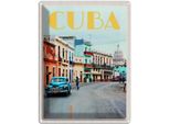 Vianmo Insegna Di Latta 40X30 Cm Cuba Karibik Stadtzentrum Stadt