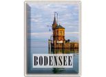 Vianmo Insegna Di Latta 40X30 Cm Bodensee Deutschland Haus See