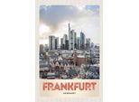 Vianmo Insegna In Legno 18X12 Cm Frankfurt Stadt HochhäUser Altstadt