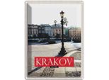 Vianmo Insegna Di Latta 40X30 Cm Krakow GebäUde Polen Innenstadt