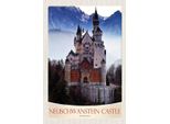 Vianmo Insegna In Legno 18X12 Cm Neuschwanstein Schloss