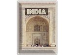 Vianmo Insegna Di Latta 40X30 Cm Indien Moschee Eingang Islam Menschen