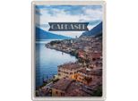 Vianmo Insegna Di Latta 40X30 Cm Gardasee Italien Aussicht Stadt See