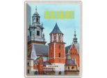 Vianmo Insegna Di Latta 40X30 Cm Krakow Turm Mittelalter GemäLde