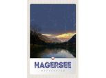 Vianmo Insegna In Legno 18X12 Cm Hagersee ÖSterreich Europa See Wald