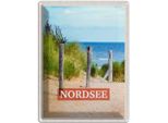 Vianmo Insegna Di Latta 40X30 Cm Nordsee Deutschland Strand Ruhe