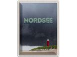 Vianmo Insegna Di Latta 40X30 Cm Nordsee Leuchtturm Gewitter