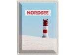 Vianmo Insegna Di Latta 40X30 Cm Nordsee Deutschland Meer Leuchtturm